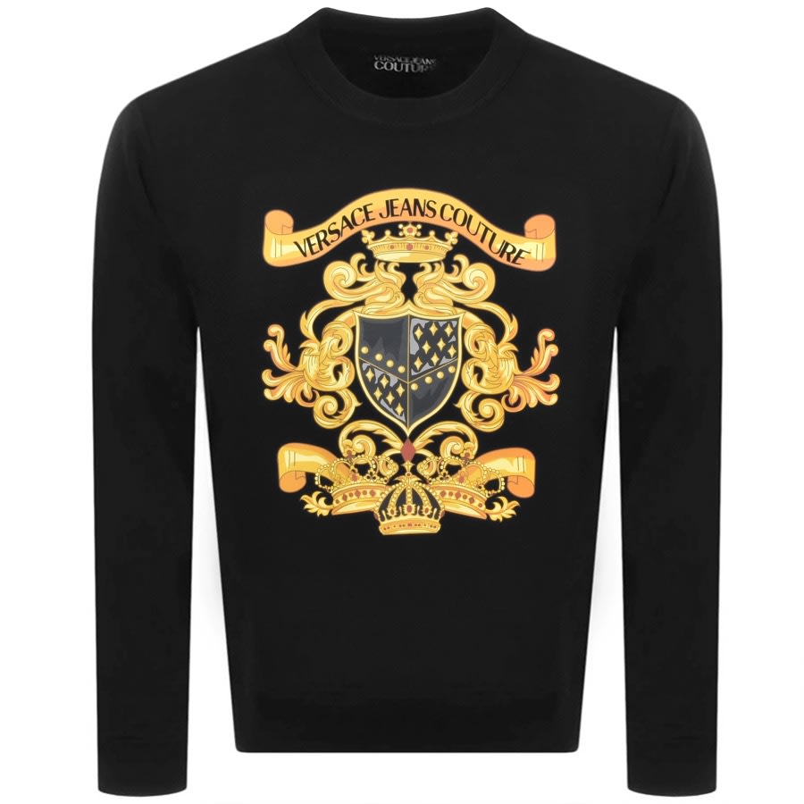 Alternative Image for ProductVersace Jeans Couture Logo Sweatshirt Black1